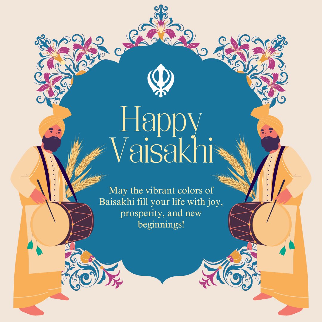 Congratulations on Khalsa Sajna Diwas and Happy Vaisakhi. Khalsa Sajna Diwas te Vaisakhi di lakh lakh vadiye hove!
