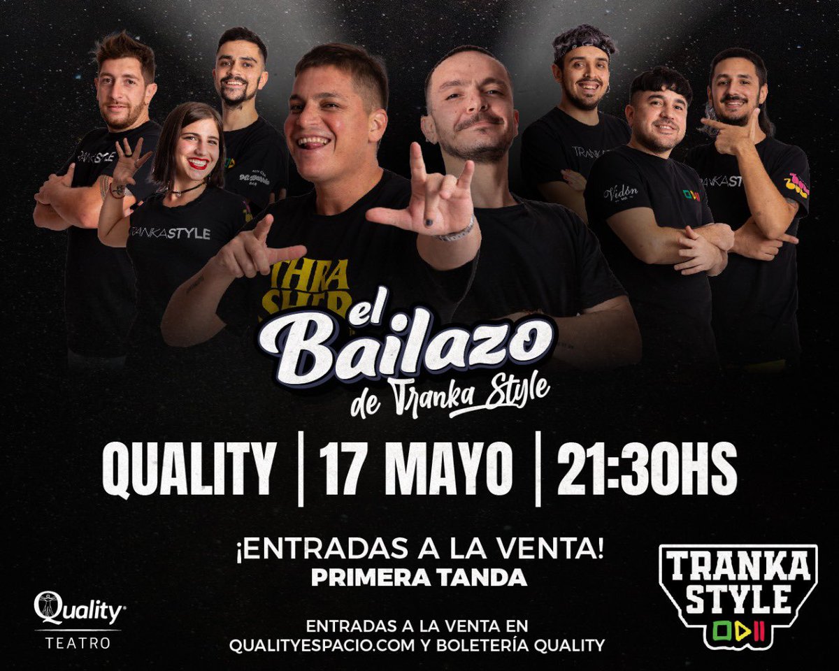 Se q es un perno pero me ayudan una banda si le dan RT 🙌❤️ ! 
Están todos más que invitados, para nosotros es un sueño ! 

Disponibles : ticketek.com.ar/tranka-style/q…
