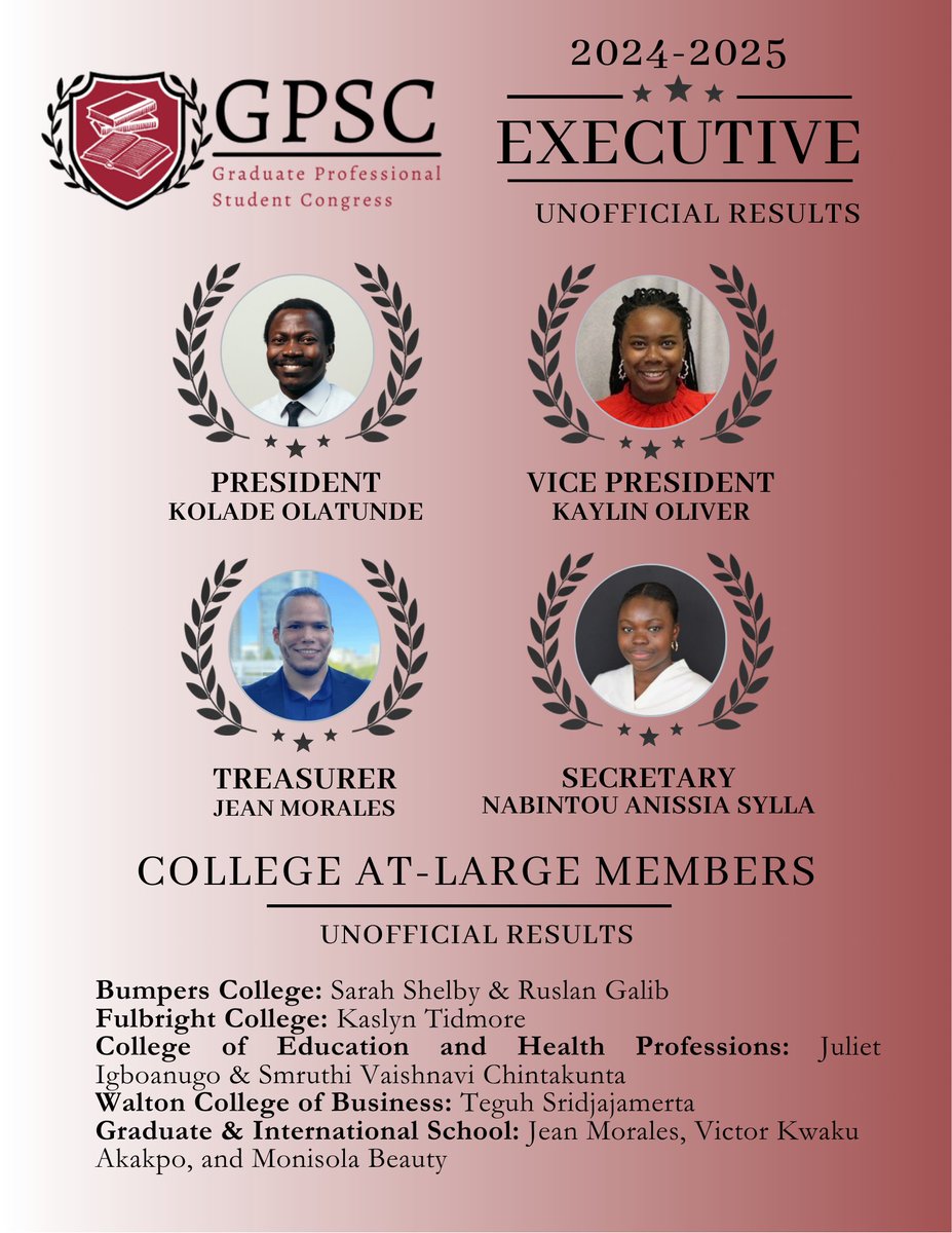 University of Arkansas GPSC tweet media