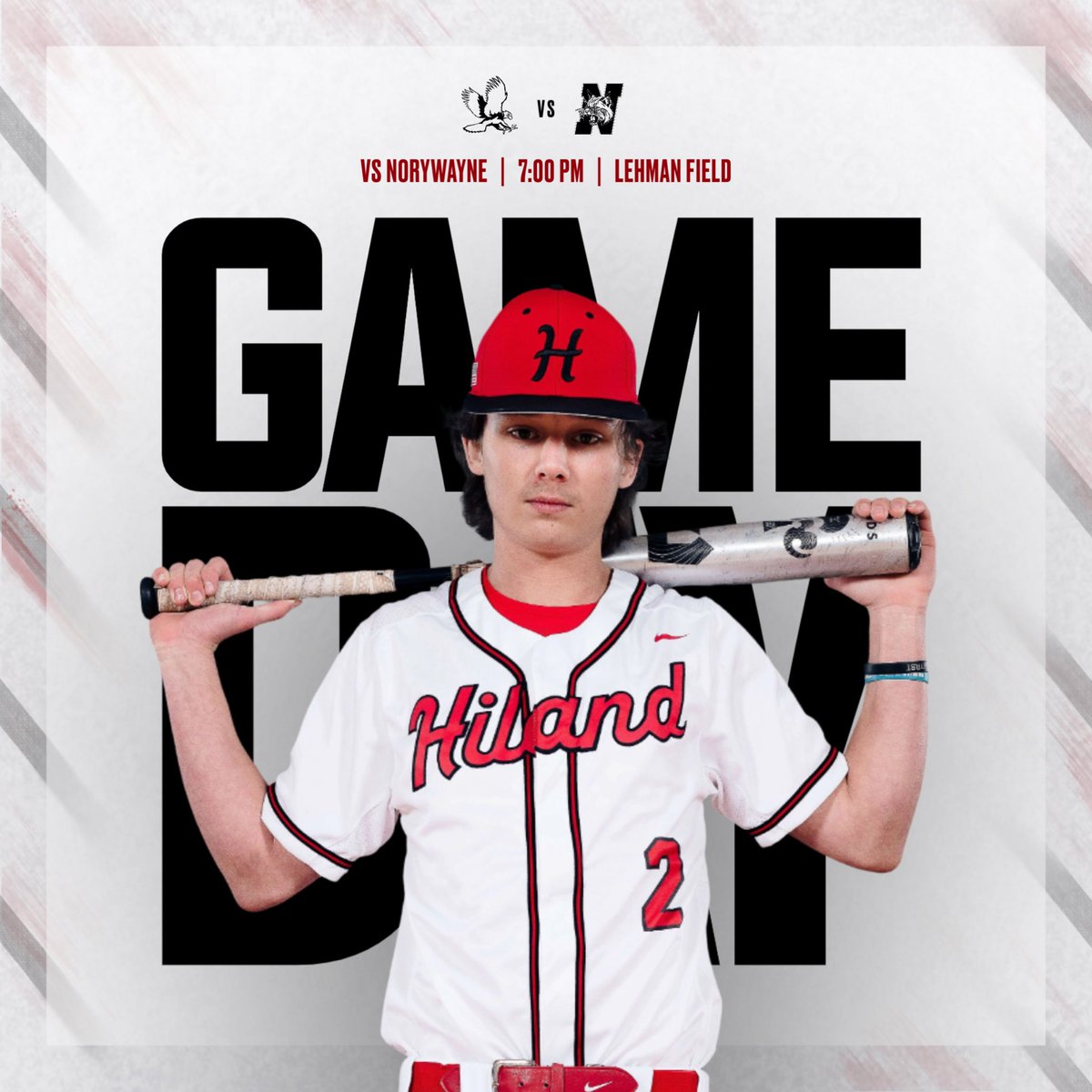 Chris Dages & the Hawks host Norwayne tonight at 7pm‼️⚾️☀️ JV starts at 5pm. #GoHawks 🦅