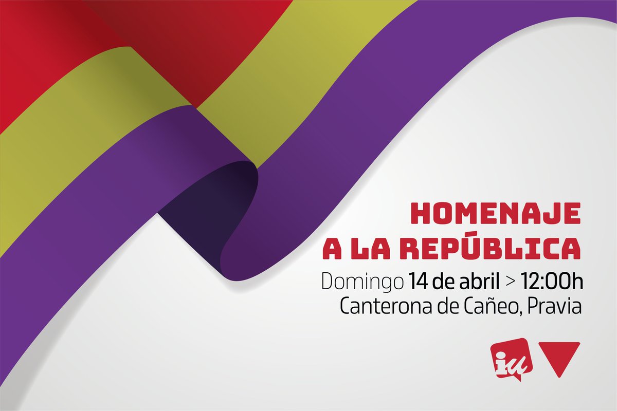 iupravia's tweet photo. Mañana, como cada año, las republicanas y republicanos de Pravia tenemos una cita para recordar la república robada e imaginar la que queremos construir. A las 12:00h en La Canterona de Cañéu. https://t.co/8phQxATnab