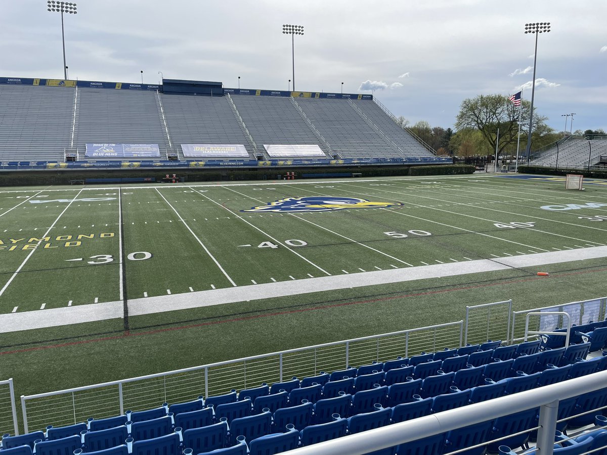 Thank you Delaware Football for the Junior Day invite. Loved the energy and physicality shown at practice. Looking forward to talking more. <a href="/TerenceArcher/">Coach Archer</a> <a href="/CoachLangeRBC/">Coach Lange</a> <a href="/mfarrellsports/">Mike Farrell</a> @CoachSchuman