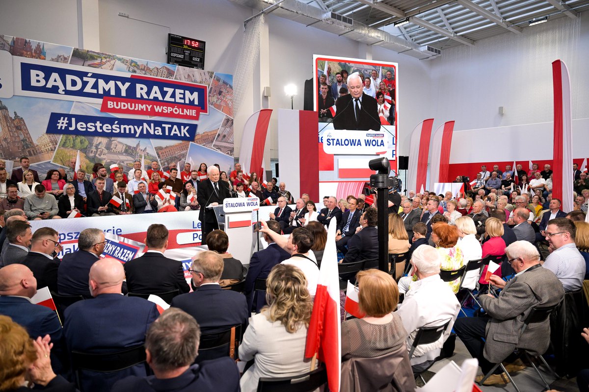 💬 Prezes PiS J. Kaczyński: Musimy pamiętać, że mamy naprawdę bardzo dużo argumentów. Te 100 dni, czy już dzisiaj przeszło 100 dni, nam te argumenty dało. Byli tacy, którzy uwierzyli. Uwierzyli w te 100 konkretów, z których wykonano, jak prasa twierdzi, 9%. Do tego przedstawiono…