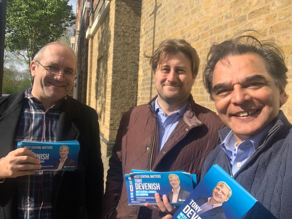 Thanks to all my great campaign teams out and about in Chelsea & Fulham today. ✅ Vote @Councillorsuzie @Tony_Devenish and @conservatives May 2nd ✅ Vote @greghands later this year!
