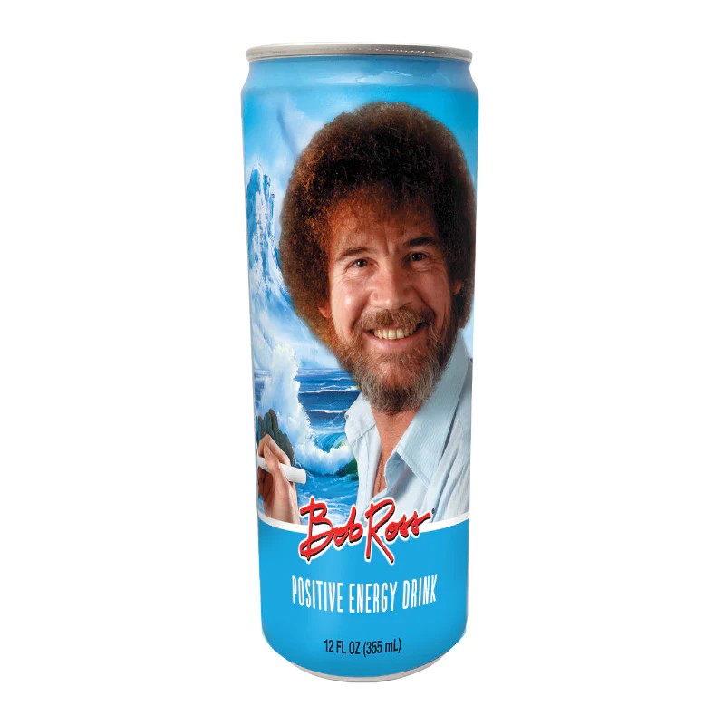 In possibly the wrongest marketing news, there's a Bob Ross energy drink