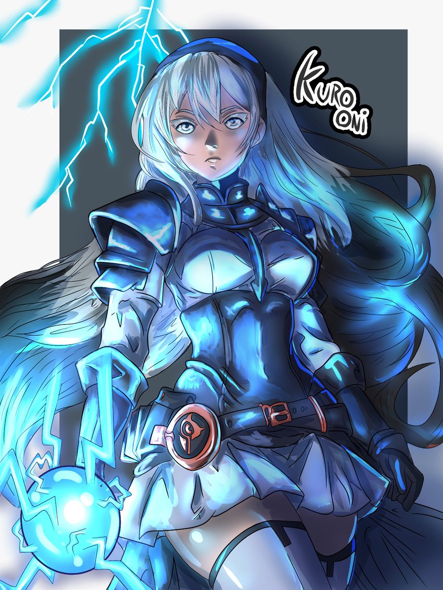 kuroOniVT's tweet photo. Anoche se hizo un regalo de cumpleaños para la querida @uso_shiro .

Te quiero caleta amiga, SOS grosa y una gran compañera de Mesa ;3 

#dndart #dungeonanddragons #magicalgirl https://t.co/IxV8mWZDZp