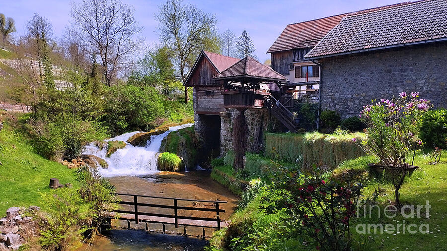 'Rastoke Croatia #9'
fineartamerica.com/featured/rasto… 

#waterfall  #bridge #landscapephotography  #watermill #stream #rural #greenery #tradition #Rastoke #Croatia  #touristvillage #buyintoart