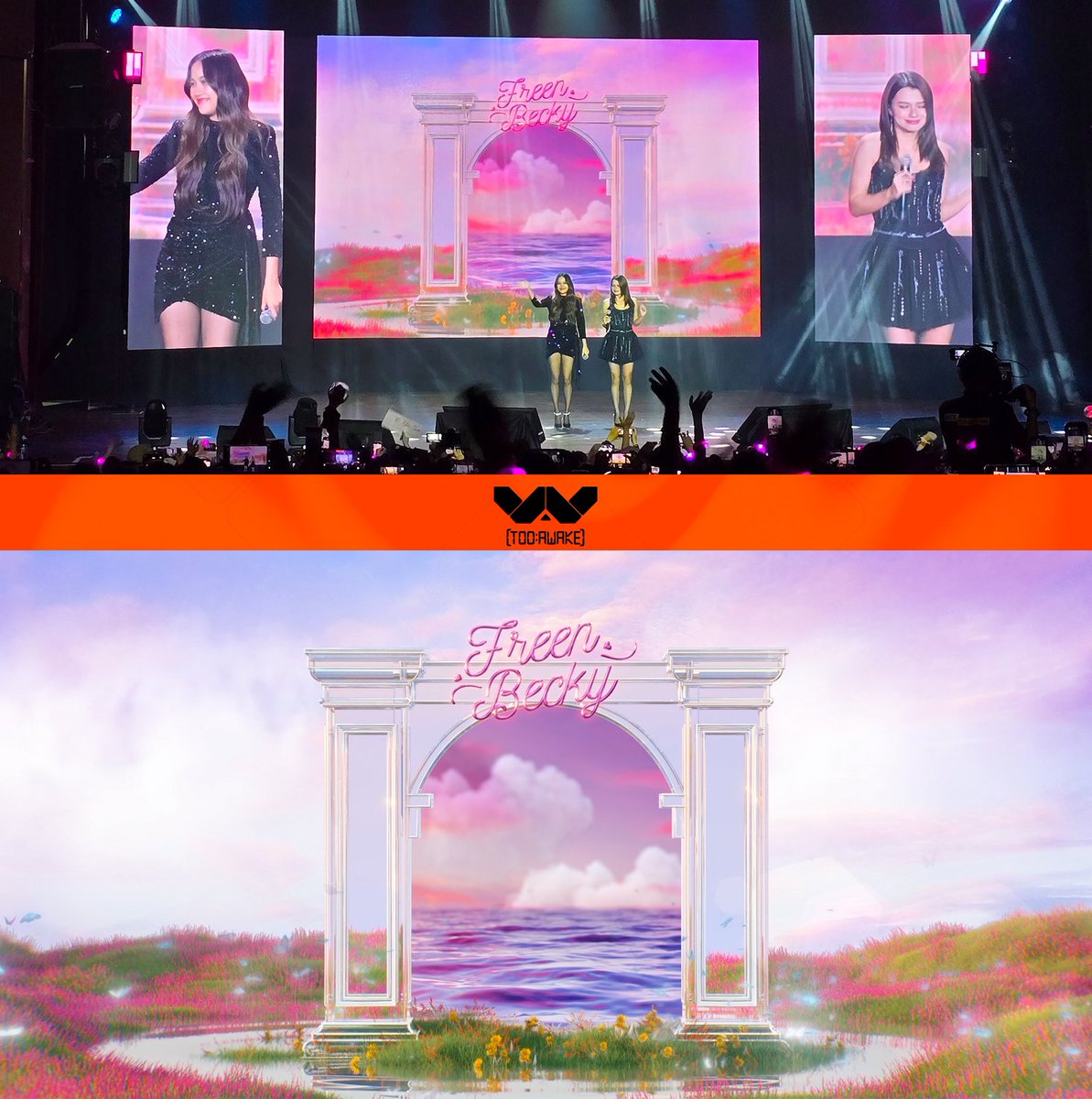tooawakemov's tweet image. PT.1: 
Too:Awake is very honored to be the visual creation for the recent FreenBecky Offline Event in Ho Chi Minh City.

This was the first show  where we had the opportunity to work with international artists Freen and Becky 😍😍
#FreenBecky #visualart #ledvisual
