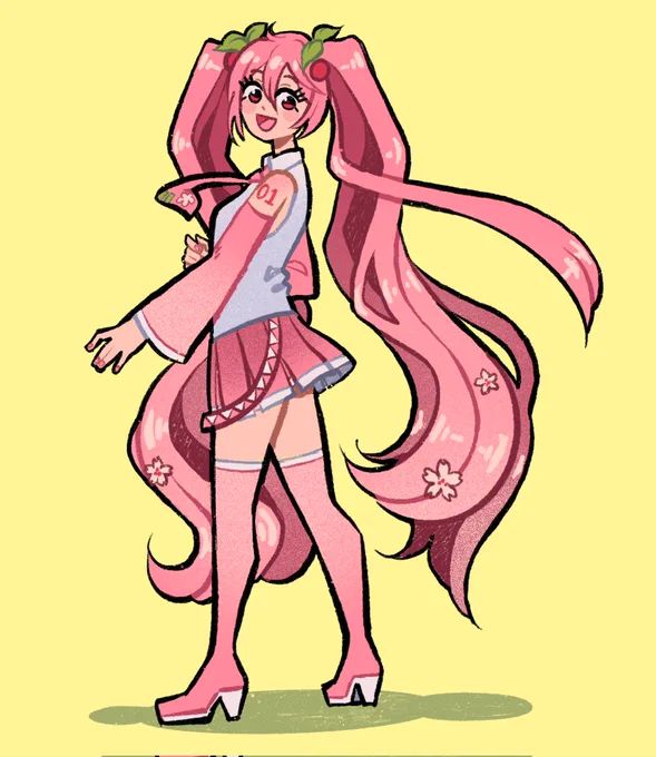 sakura miku! #vocaloid #hatsunemiku 