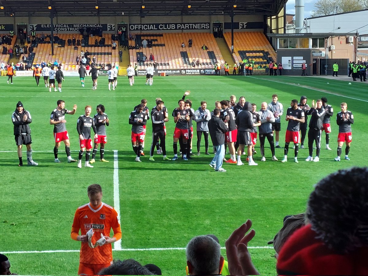 shawladd's tweet photo. Lovely away day in the Potteries @OfficialECFC https://t.co/UX1Kxeqiie