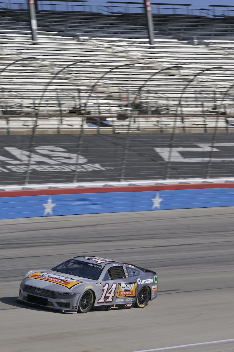 #NASCAR | @ChaseBriscoe_14 qualifies 5th to start a day of racing here @TXMotorSpeedway Up next, @NASCAR_Xfinity where @custer rolls off P2 #Ford @StewartHaasRcng