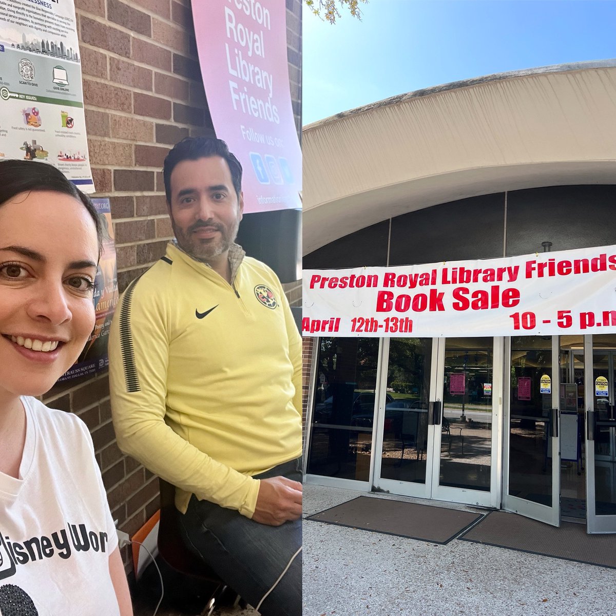 Volunteering at the local library today. Come visit us at the Preston Royal Library Book Sale until 5 PM! Can’t beat $1 paperback books. #VolunteeringSaturday Starting at noon, fill a bag with books and it’s only $10!
