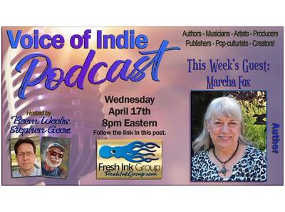 Marcha Fox @StarTrailsIV VOICE OF INDIE #PODCAST @FreshInkGroup hosts @StephenGeez @BeemWeeks April 17, 2024, 8PM EST! blogtalkradio.com/voiceofindie1/… #author #astrologer #editor #scifi #astrology #space #NASA #Cheyenne #Texas #writer #author #sciencefiction #ASMSG #IARTG @VoiceOfIndie