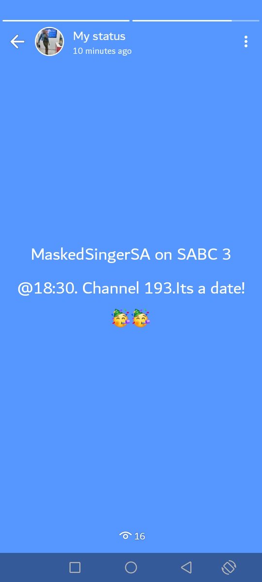 We are ready again in 5 minutes #MaskedSingerSA #RoseandOaks #Andolex #Primedia @MaskedSingerZA @Anele