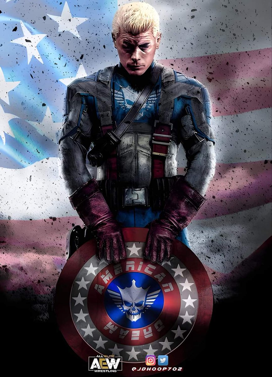 Captain Cody!!! #codyrhodes #wwe #captainamerica #wrestling #stardust #dustyrhodes #igcomicsfamily #igcomics