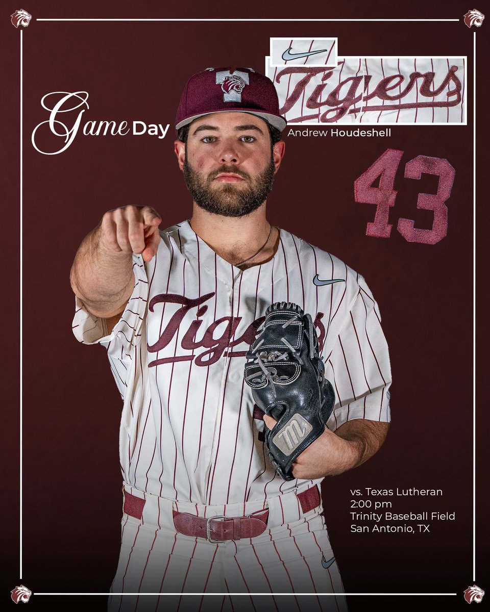 Trinity vs Texas Lutheran in GM 2 of the SCAC weekend series in San Antonio. First-pitch is set for 2 pm. #tigerpride