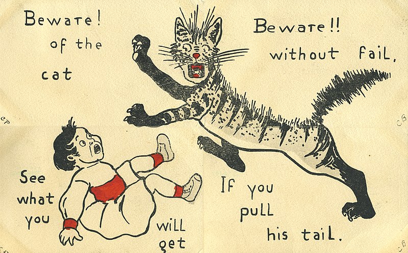 fractalcat888's tweet photo. #Caturday
This 1906 postcard illustration originated from L. Frank Baum and W. W. Denslow's book Father Goose: His Book," published in 1899.
W. W. Denslow was the illustrator and Baum the author of The Wonderful #WizardofOz in 1900.
🖼️: WikiCommons
#ScaryCat https://t.co/62nXGeR2Sj