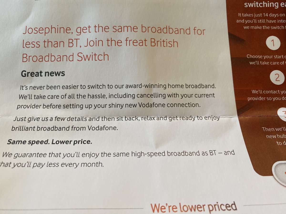 Dear @VodafoneUK … what does “freat” mean? “Join the FREAT British Broadband Switch”…?? I can’t find it in the dictionary. I don’t feel very confident about using your kompany. ✌️