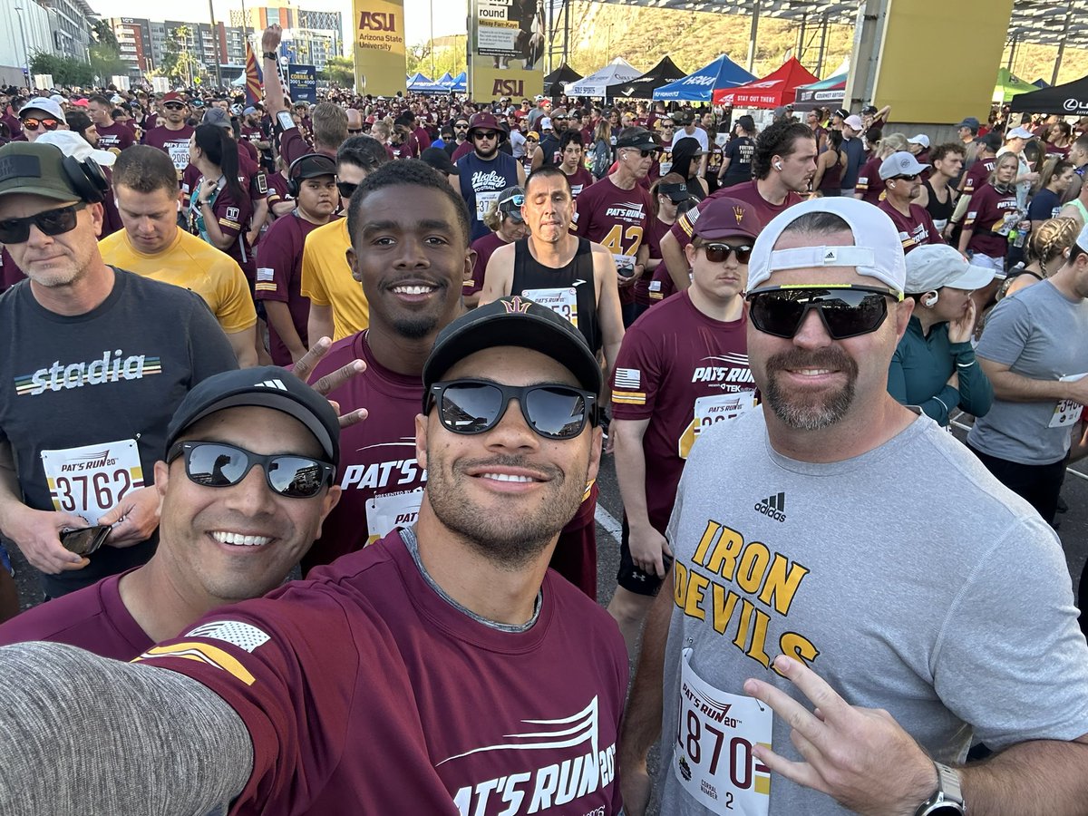 Tradition Continues! #PatsRun24 #20yrs #ForksUp #IronDevils #TheBoys