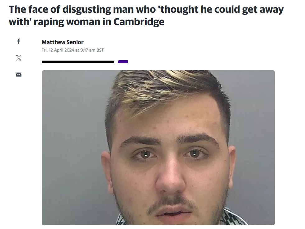 Just your average week in the UK

Two Romanian rapists were convicted this week...