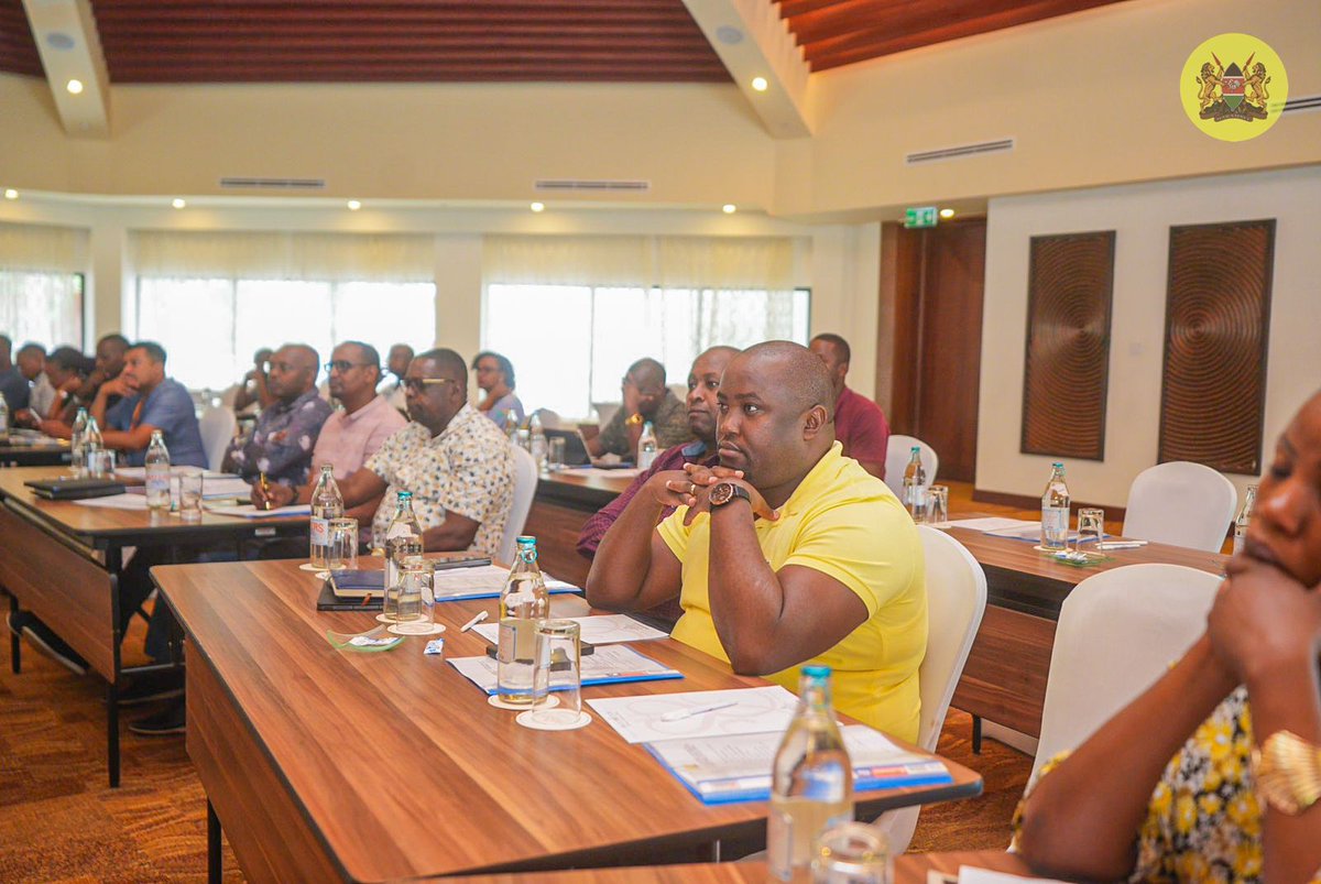 Participated in a consultative meeting of Principal Secretaries & Accounting Officers to review the status of delivery of government projects and services in line with the Bottom-Up Economic Transformation Agenda (BETA) chaired by HoPs @koske_felixoya in Mombasa @moyasa_ke