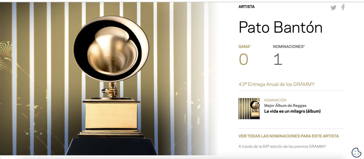 𝗣𝗔𝗧𝗢 𝗕𝗔𝗡𝗧𝗢𝗡 no solo es quien interpreta una de las canciones más oídas de todos los tiempos a nivel global, ni solo un artista nominado a un Grammy. 

Aún más importante: tiene una trayectoria de 44 años de la labor social y humanitaria. La misma le ha valido ser