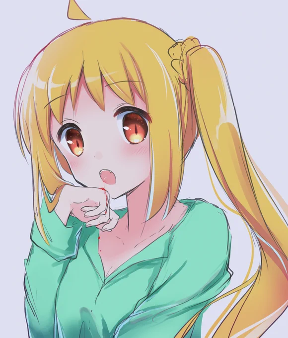 金髪赤目ってヴァンパイアっぽいなというrkgk天使なのに 
