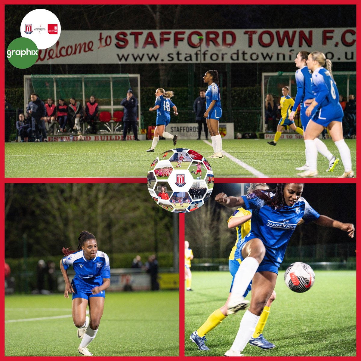 On Tuesday night we were invited to attend @StaffordshireFA Women's Challenge Cup Final at Stafford Town. ⚽ It was great to see our FEA graduate Manuela shining bright on the pitch. She studied Sports Coaching and Development at Stoke on Trent College achieving triple Merit 👌