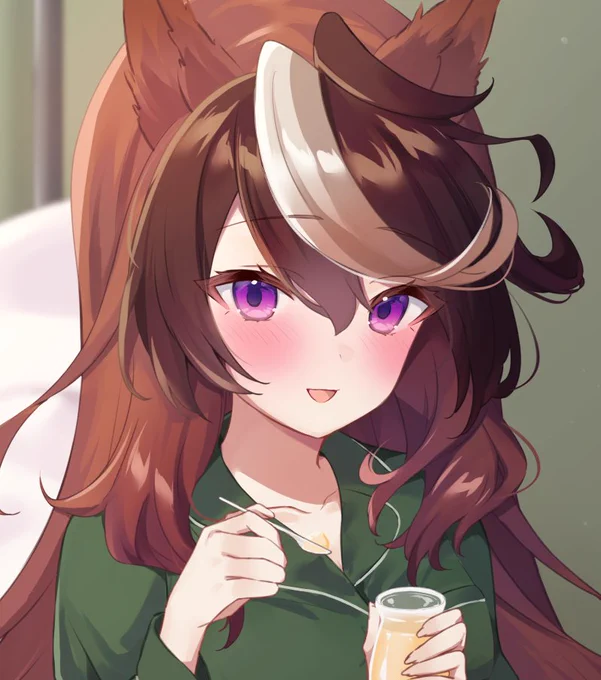 こちら、Skebで描かせていただいた会長です!(めっちゃトリミングしてます)このたびはありがとうございました!! 