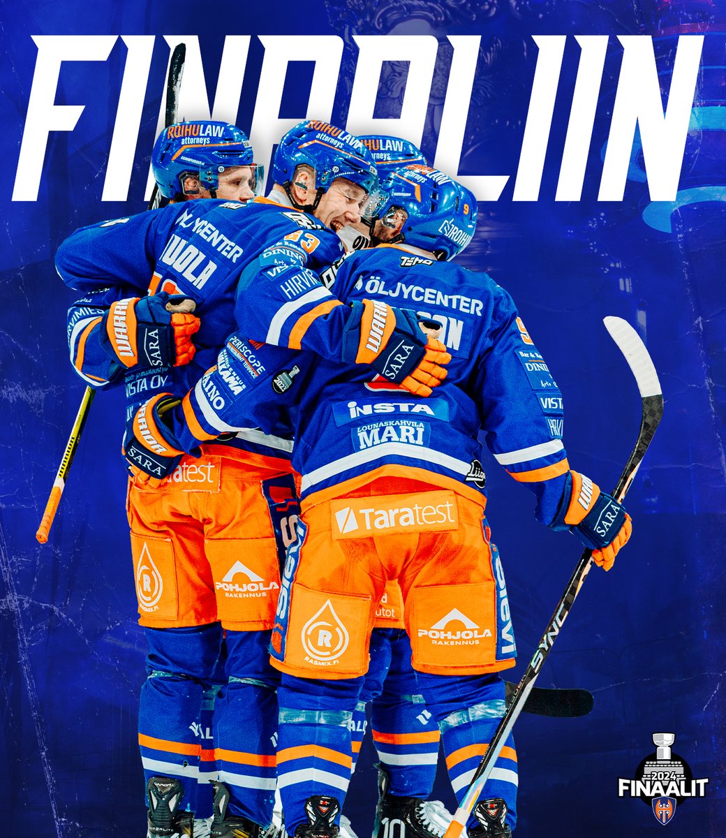 Tapparaofficial's tweet photo. TAPPARA VOITTAA JA ETENEE LIIGAN FINAALEIHIN! 🔥

KalPa kaatuu Nokia Arenassa maalein 3-1. Semifinaalisarja: Tappara 4, KalPa 1.

Tuloksen tarjoaa: https://t.co/Mch6L9OHum #PositiivistaJuridiikkaa 

#Tappara #Liiga https://t.co/lYomnZT2lc