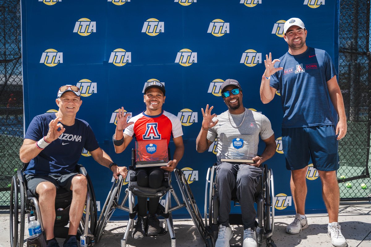 Flight C National Singles Champion 🏆 Congratulations to Arizona's Den Baseda on claiming the Flight C singles title at the 2024 ITA National Wheelchair Tennis Championships! #WeAreCollegeTennis | #WheelchairNats