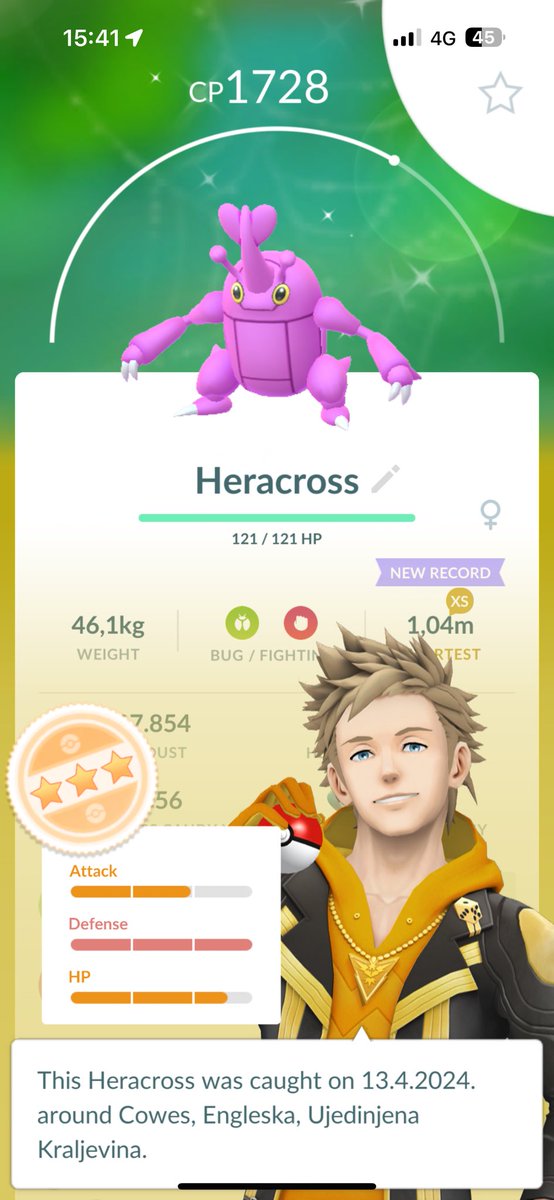 gunner2811's tweet photo. 2 hundo and 2 shinys heracross from today raid day https://t.co/IFoFbJ8VIT