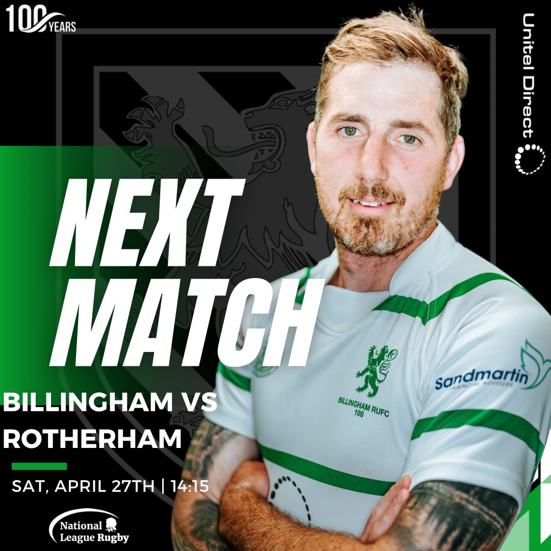 📅 27th April 2024

Pop this date in your diary 📔 

We will need your support when we face former Premiership and current second placed Rotherham.

One last push 💚

#OSIOS