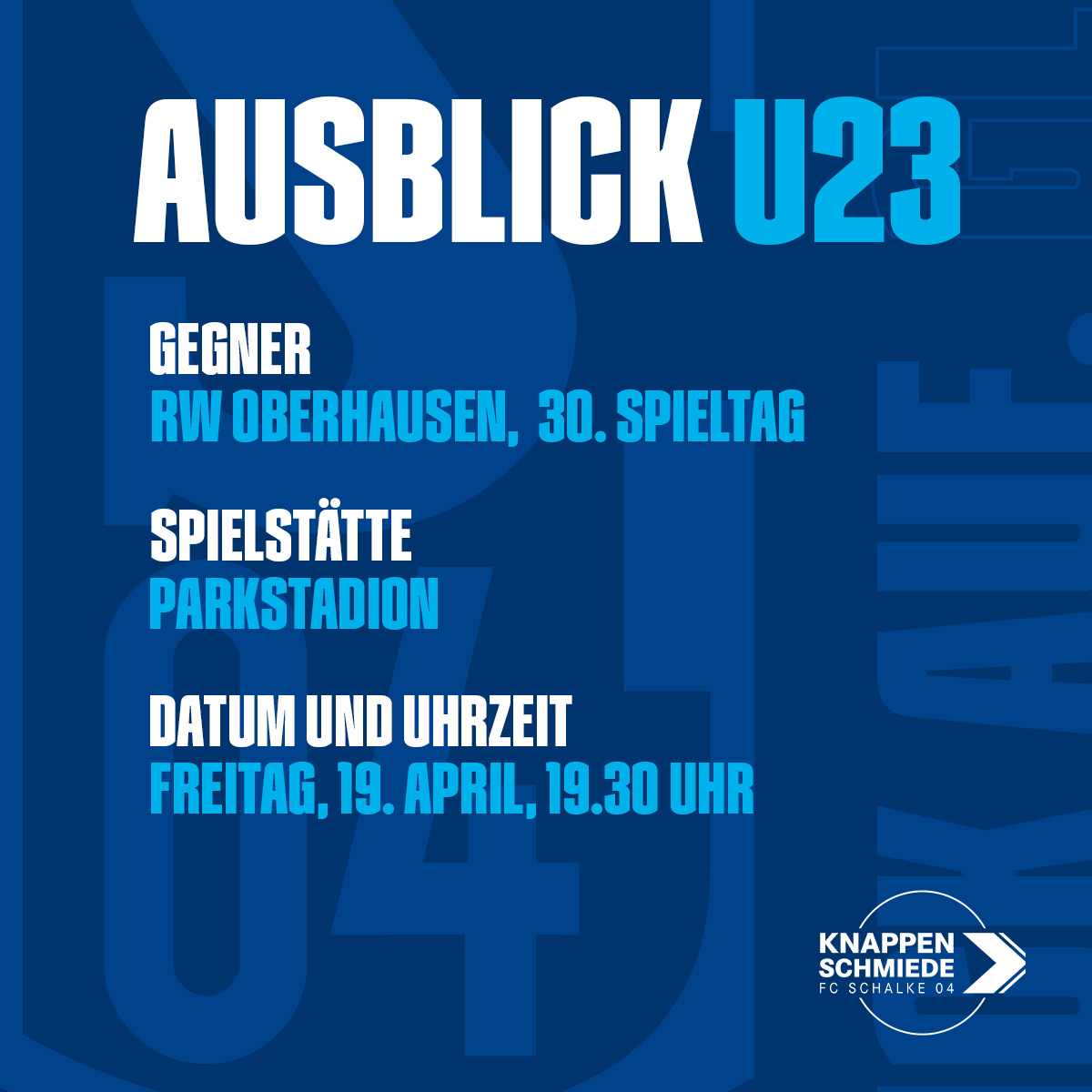 0️⃣4️⃣ Siege in Folge? Check! ✔️ Der #U23-Spielbericht zum Swipen! ⬅️➡️ #schmiede #RLWest #S04