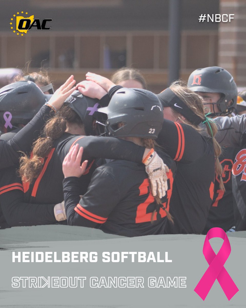 Back at home today for our annual Strikeout Cancer Game! 🎗️🎀 This year we are raising money for the National Breast Cancer Foundation, come out and support both HUSB and NBCF! 🩷 #GoBerg #STRIꓘEOUTCANCER