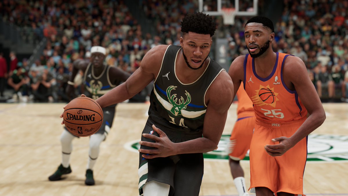 It's the weekend, so share your #VirtualHardwoodPhotos! This week, our screenshot is from NBA 2K21, and features Finals MVP Giannis Antetokounmpo.