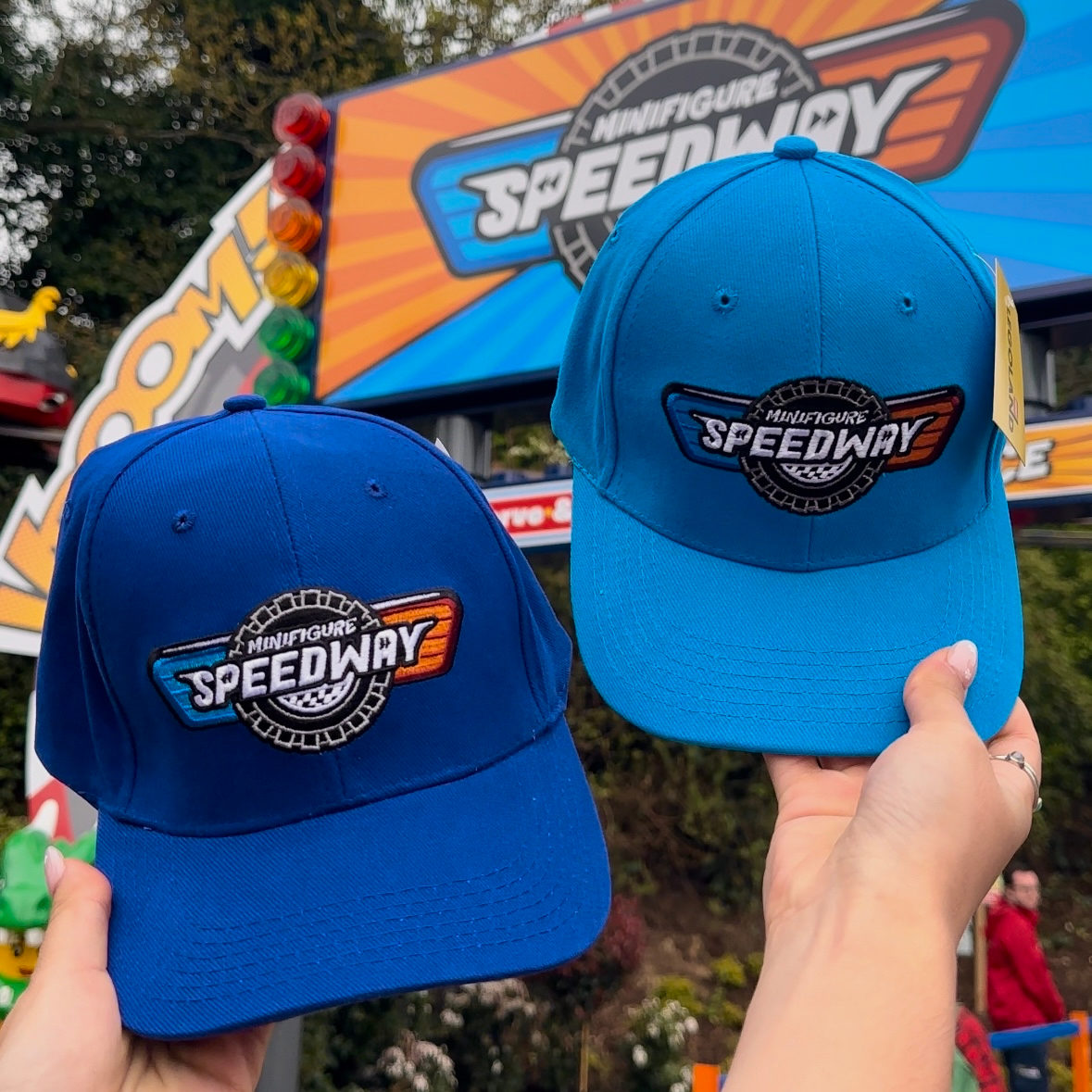 Merch that your Minifigure Speedway ‘Cap’tain would approve of! 😍🏁 Don’t forget to check out the rest of our EXCLUSIVE Minifigure Speedway merch during your visit! 🧡💙 🏎️💨Book now: legoland.co.uk/tickets-passes… #LEGOLANDWindsor #LEGO #LEGOLAND #MinifigureSpeedway