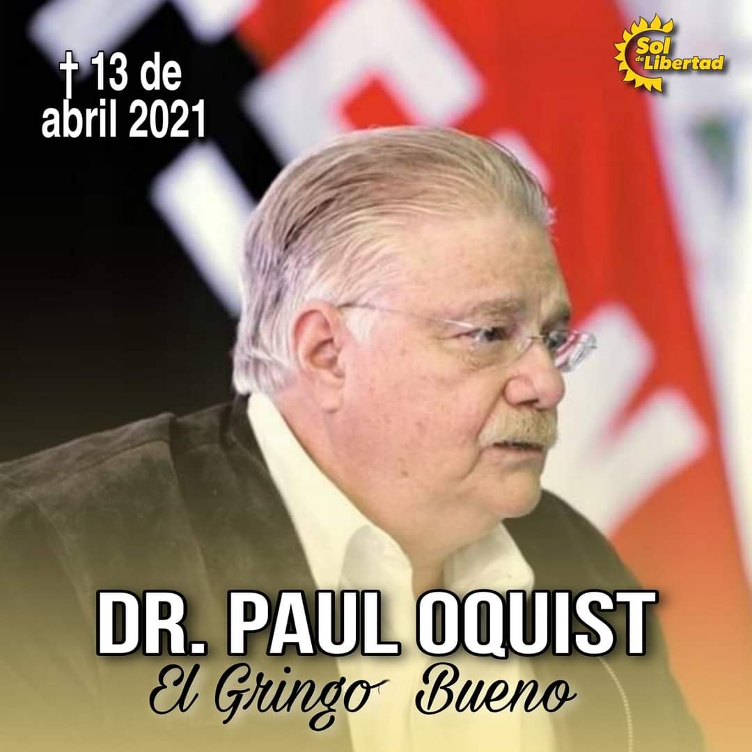 𝐃𝐫 𝐏𝐚𝐮𝐥 𝐎𝐪𝐮𝐢𝐬𝐭 𝐊𝐞𝐥𝐥𝐞𝐲, 𝐄𝐥 𝐆𝐫𝐢𝐧𝐠𝐨 𝐁𝐮𝐞𝐧𝐨 Un #13deabril del 2021 pasó a otro plano de vida. Fue reconocido en espacios Internacionales alzando su voz en Cambio Climático Decimos Presente 🔴⚫ ✊🏻 #Nicaragua 🇳🇮 #4519LaPatriaLaRevolución #PaulOquist