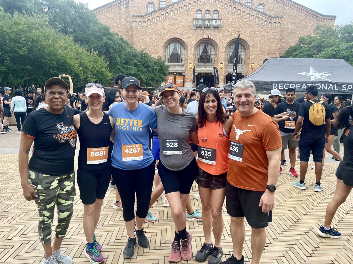 Texas College of Pharmacy with a great showing at the Longhorn Run!!  Great day on the 40 acres!  Well done all!!