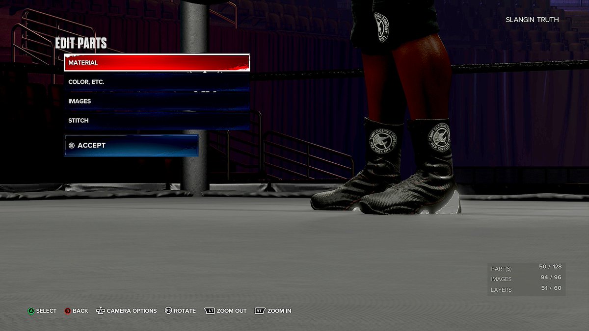 BigRighteous's tweet photo. @WWEgames #WWE2K24 #DefJam2K24 
G Unit Boots https://t.co/RivYccWwJi