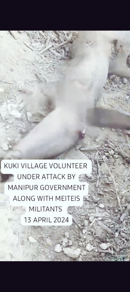 Foxtrotwolf2020's tweet photo. The barbaric acts perpetrated by the #MeiteiRapistcommunity has crossed all limits, even the Geneva convention on war crimes has prohibited such type of brutality.

The irony is that #meiteimilitants are supported by State forces as well as central forces like Bihar Regt, BSF etc.

The level of brutality is not seen anywhere on earth, even animals are spared from such brutality.
#MeiteiAtrocities 
#MeiteiWarCrimes 

@CBIHeadquarters
@NIA_India @manipur_police 
@rashtrapatibhvn  
@easterncomd 
@Spearcorps @crpfindia 
@BSF_India 
@adgpi @official_dgar
@UNHumanRights 
@PMO @HMO
@DefenceMinIndia 
@RajBhavManipur @indiatvnews
@DDNewslive @News24
@CNNnews18 @ndtvindia
@RepublicBhart @ANI 
@ABPNews @News18India
@TOIIndiaNews @PTI_News @airnewsalert
@BBCIndia 
@timesofindia
@the_hindu @NewsX
@IndiaToday
@ETNowlive @MirrorNow
@WIONews @NENowNews
@EastMojo @thewire_in @cnni @BBCWorld 
@afridahussai @BDUTT