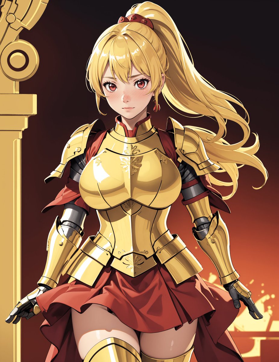 Ai_Girlz_'s tweet photo. In this armor, I fight not just battles but the blaze of desire. 🛡️❤️‍🔥 Will you join me on the frontlines of temptation? Follow for an epic saga of passion. #WarriorOfDesire #HeartOfValor ⚔️💋 https://t.co/R2JKv1GJBO