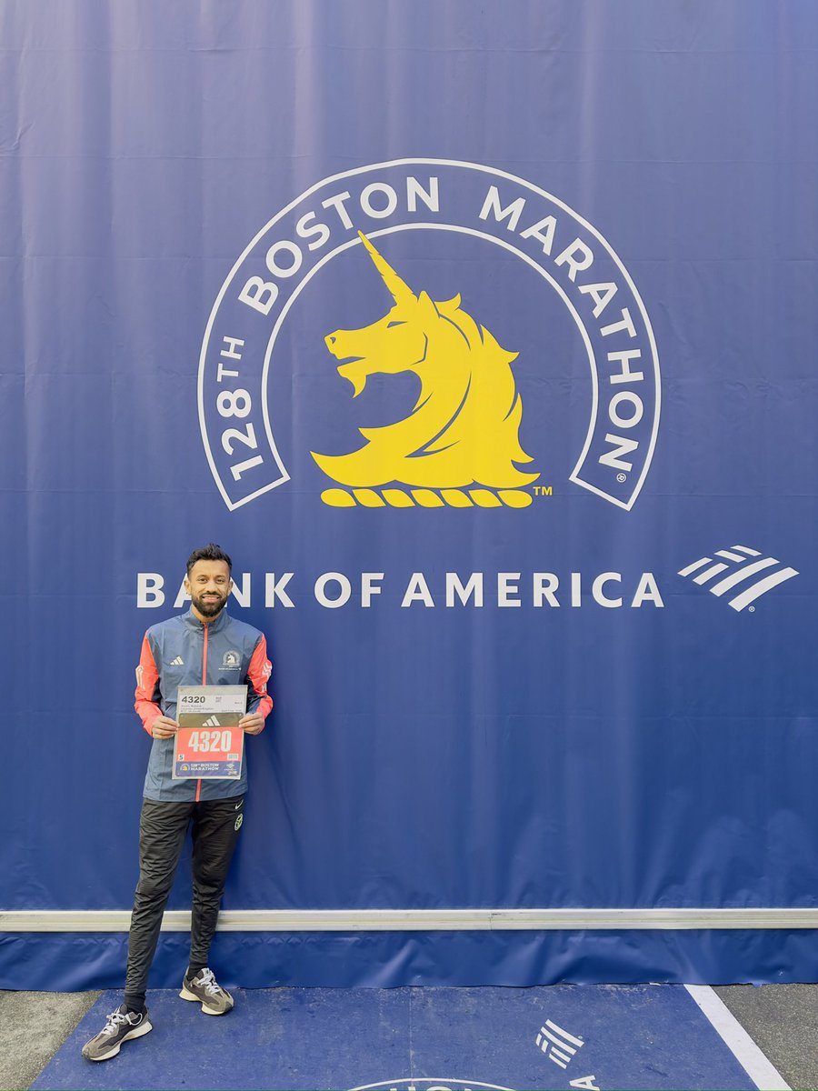 QuackShaikh's tweet photo. Grateful to be part of one of the most iconic marathons in the world for my 4th @WMMajors . Just want to go out there enjoy this one and soak up the atmosphere. Let’s go! 🙏🏻

#BostonMarathon2024 https://t.co/fCM0cirJ2y