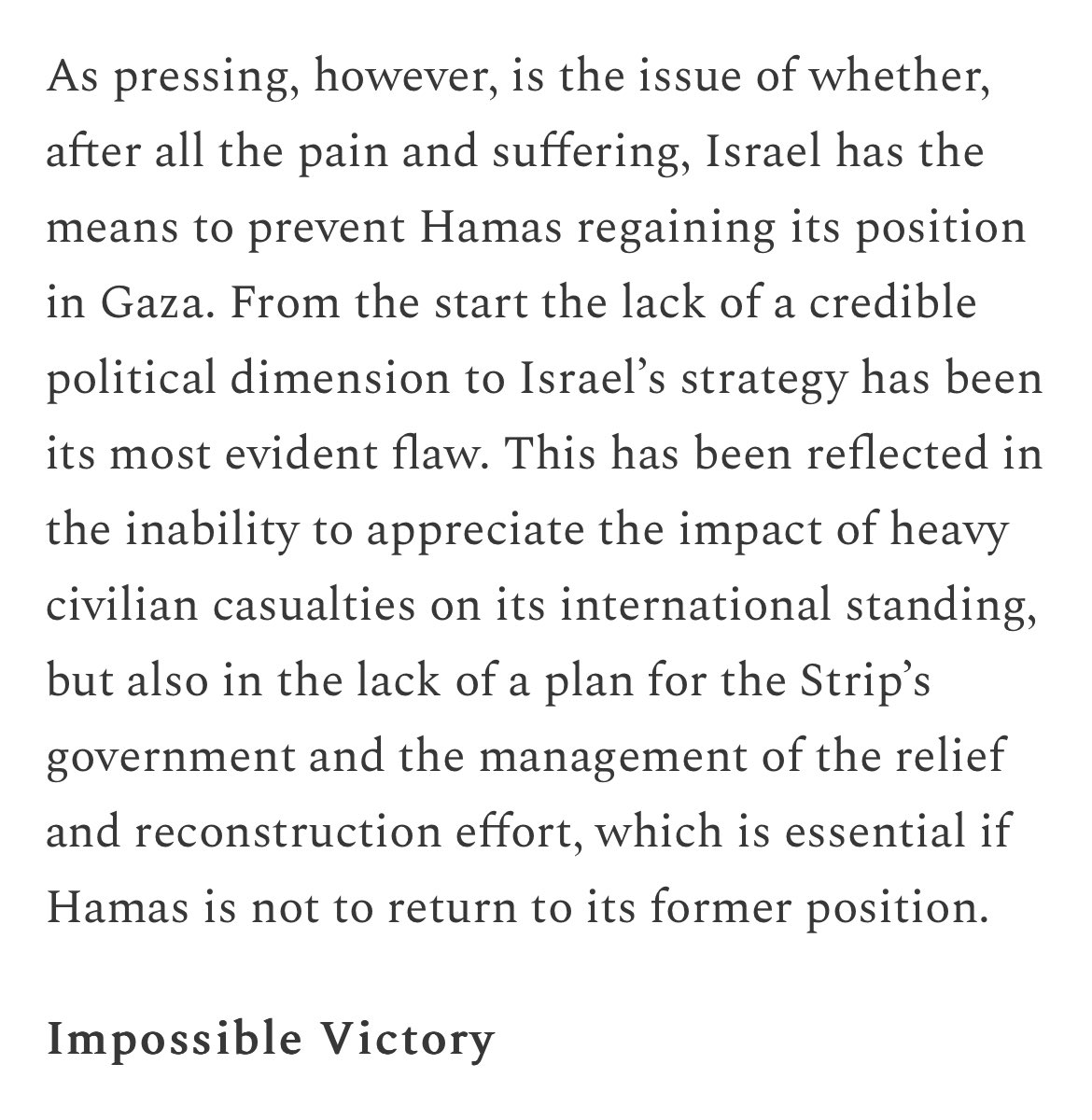 As usual, worth reading #Gaza