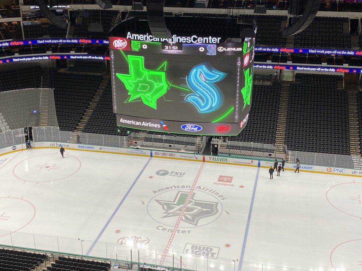 G’morn Kraken Nation! Today your #SeaKraken take on the @DallasStars w/puck drop at 12:15pm PST. Join @TheVoiceFitz @Benton_Mike & me on @933KJR for pregame at 11:30am PST where we’ll cover lineups, goaltenders & what affect mid-day games have on a players pregame preparation.