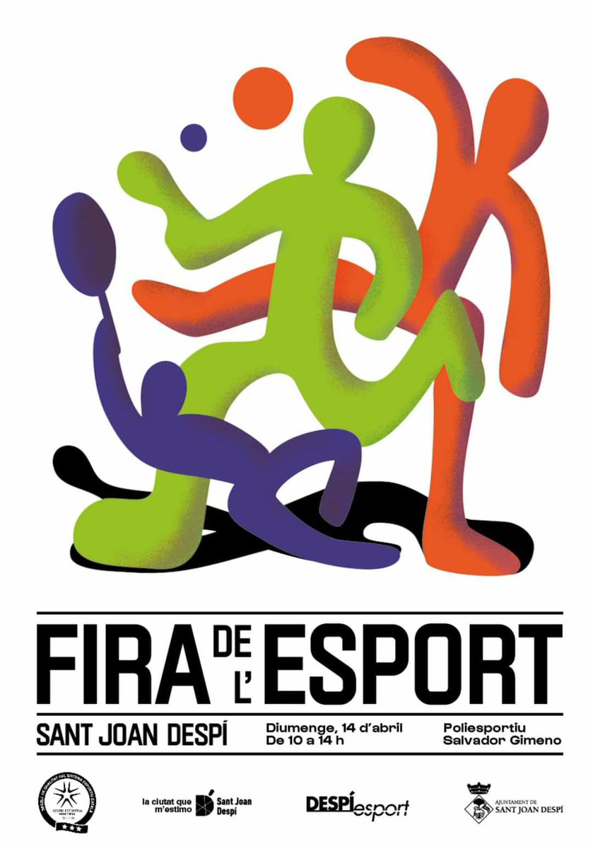 Us esperem demà: 14 maig, de 10 a 14.00, a la segona edició de la Fira de l'esport de #santjoandespi 🔍Ens  trobareu al Poliesportiu Salvador Gimeno, a l'stand i als tallers oberts d'escacs per demanar info de la nostra entitat,  i jugar tant com  vulgueu.

<a href="/DESPIesport/">DESPÍesport</a>