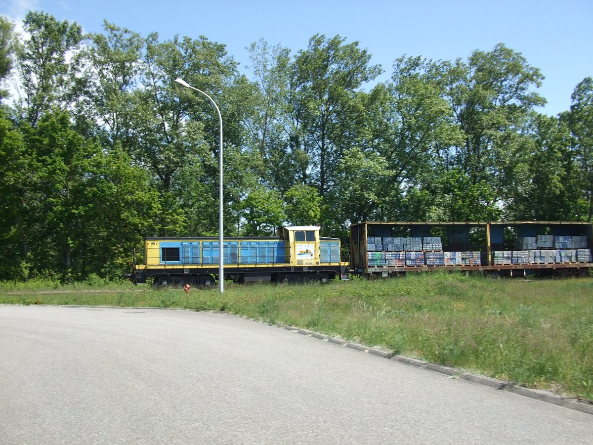 Desserte de la ligne du port du Rhin Volgelsheim #HautRhin