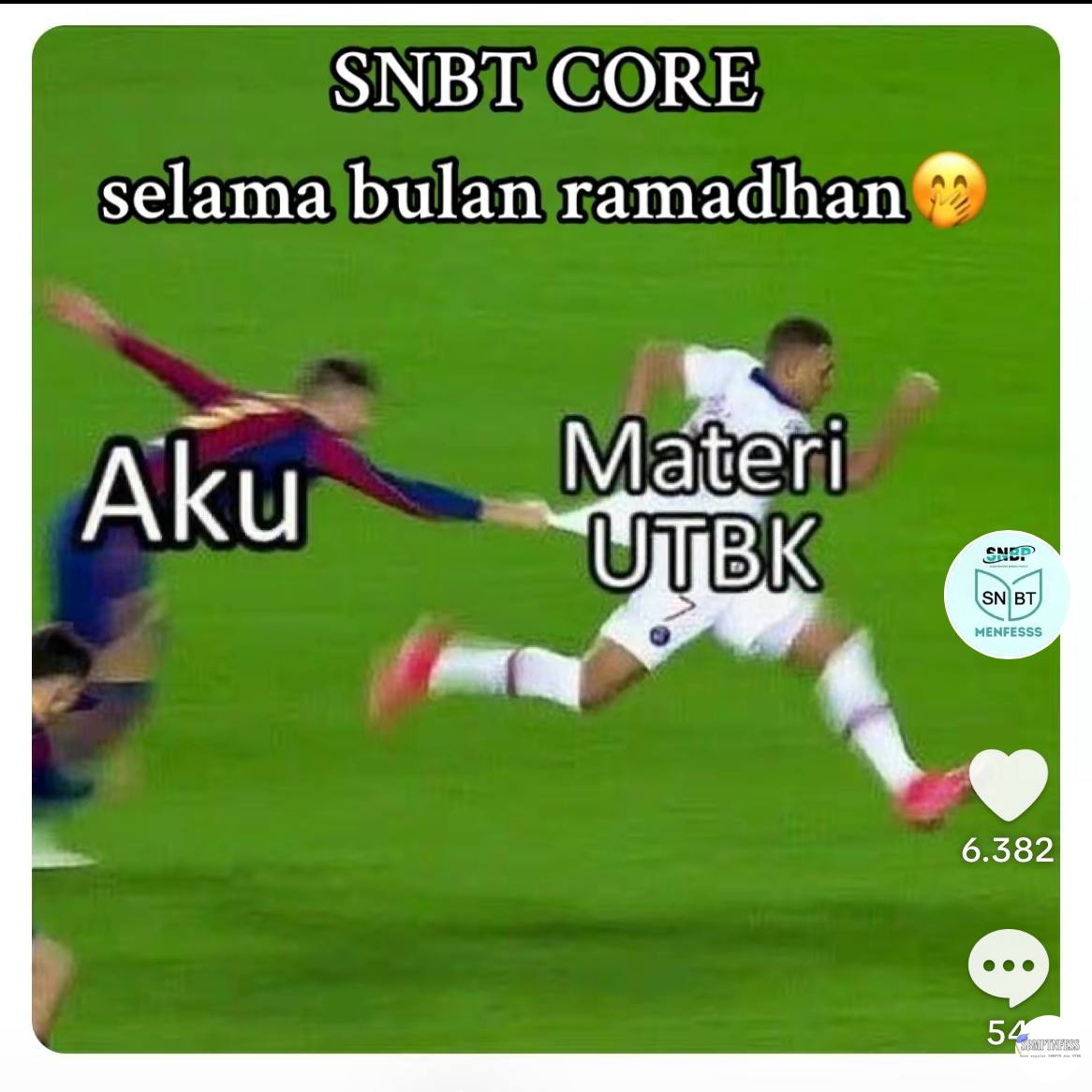 ptn! ketawa banget liat snbt core tapi cuma dikit bngt yang di tayangin😭🙏🏽kira” ada berapa banyak snbt core di x