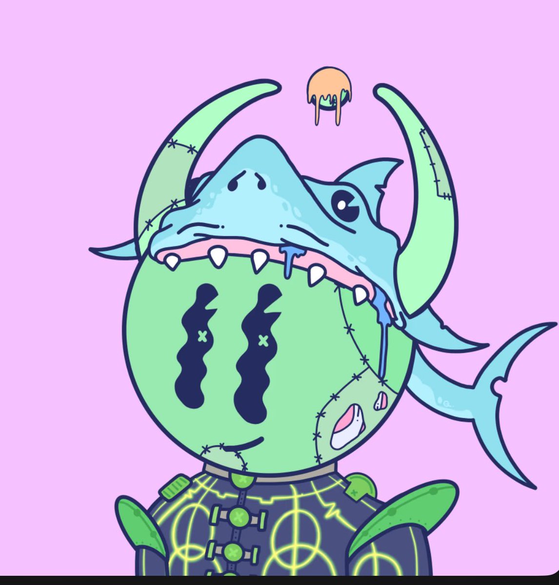 Got my first <a href="/quirkiesnft/">Quirkies</a> love the shark 🦈