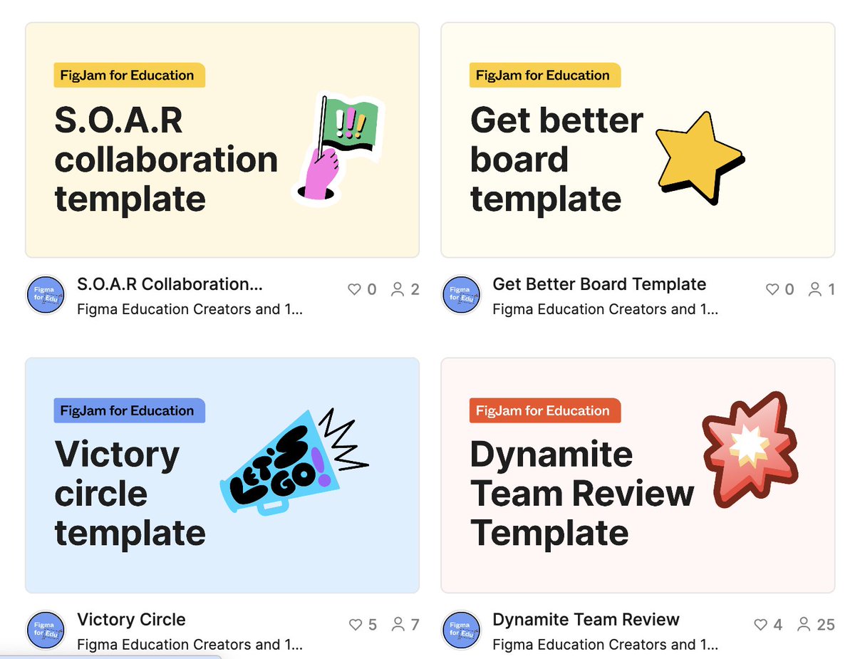 Building up a toolkit of designs for @figma  #FigmaEdu #FigJam Excited to help educators make learning + thinking visible! #DigitalWhiteBoarding is a skill!🙌figma.com/@mrswilliams21c + check out figma.com/@K12education #Education #EdTech #Teachers #edchat #authenticlearning…